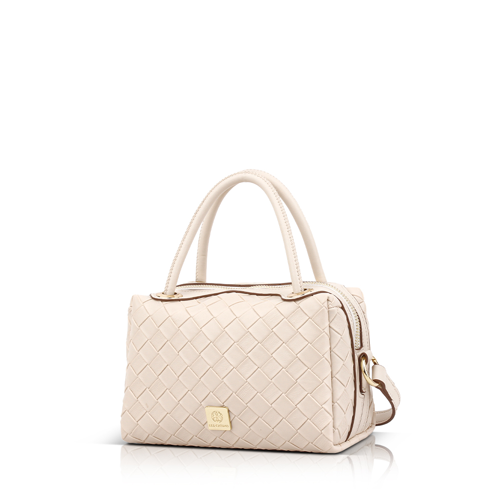 Les Catino LCN-NORAH BRAIDED SATCHEL