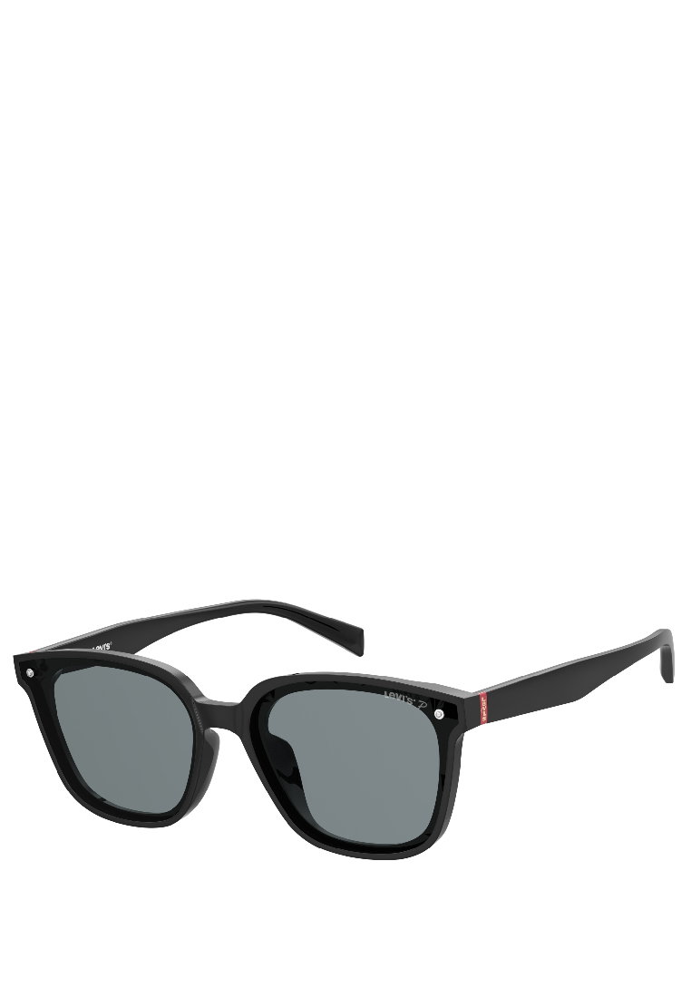 LEVI'S Sunglasses LV 7177/F/S-807-QT, Square Sharp with Black color