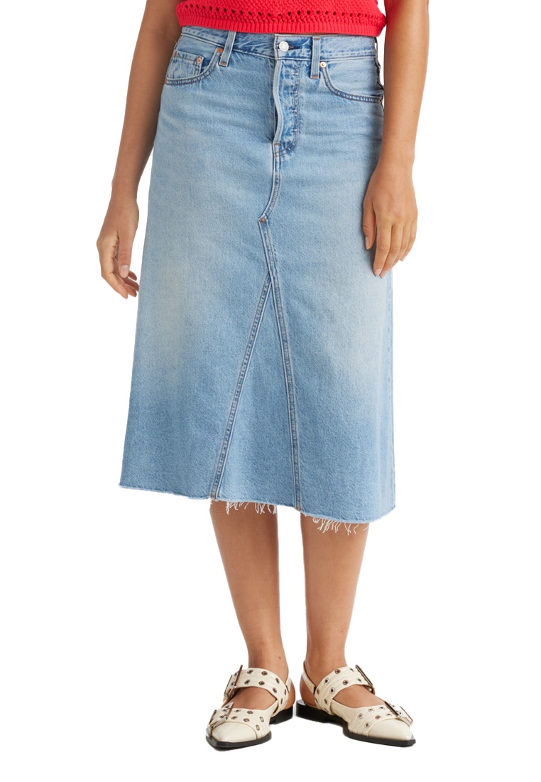 Levi's® Women's High-Rise A-Line Deconstructed Skirt (A9316-0001)