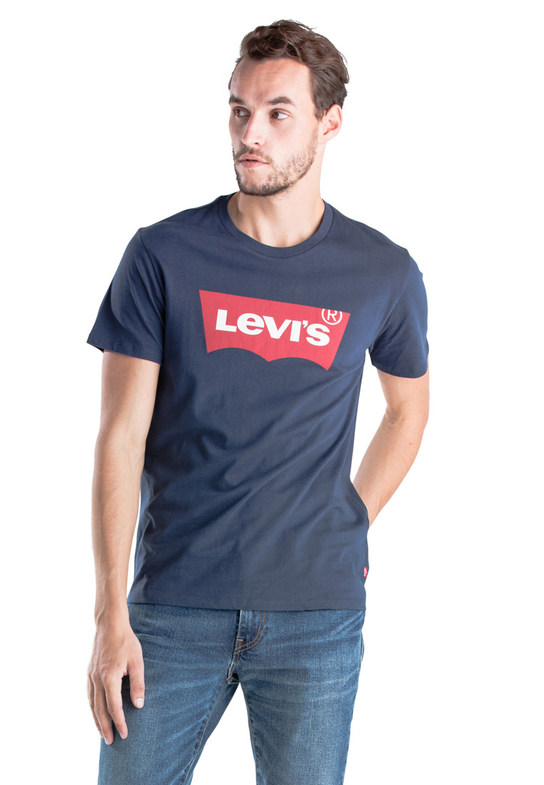 Levi's Graphic Set In Neck Hm Graphic Dress Blues