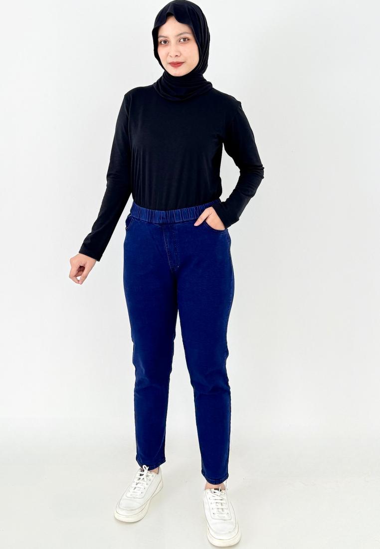 LEZAHRASIGNATURE Jegging Denim Diana - Navy