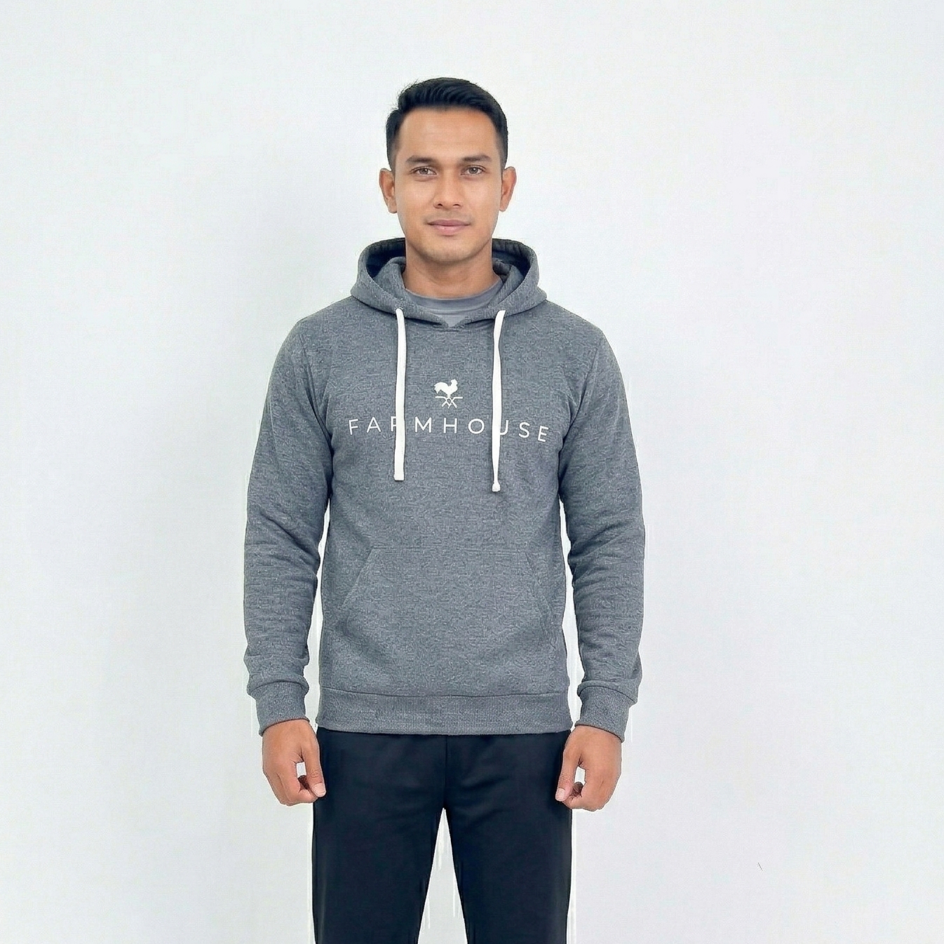 LEZAHRASIGNATURE Jaket Pria - Sweater Hoodie Basic