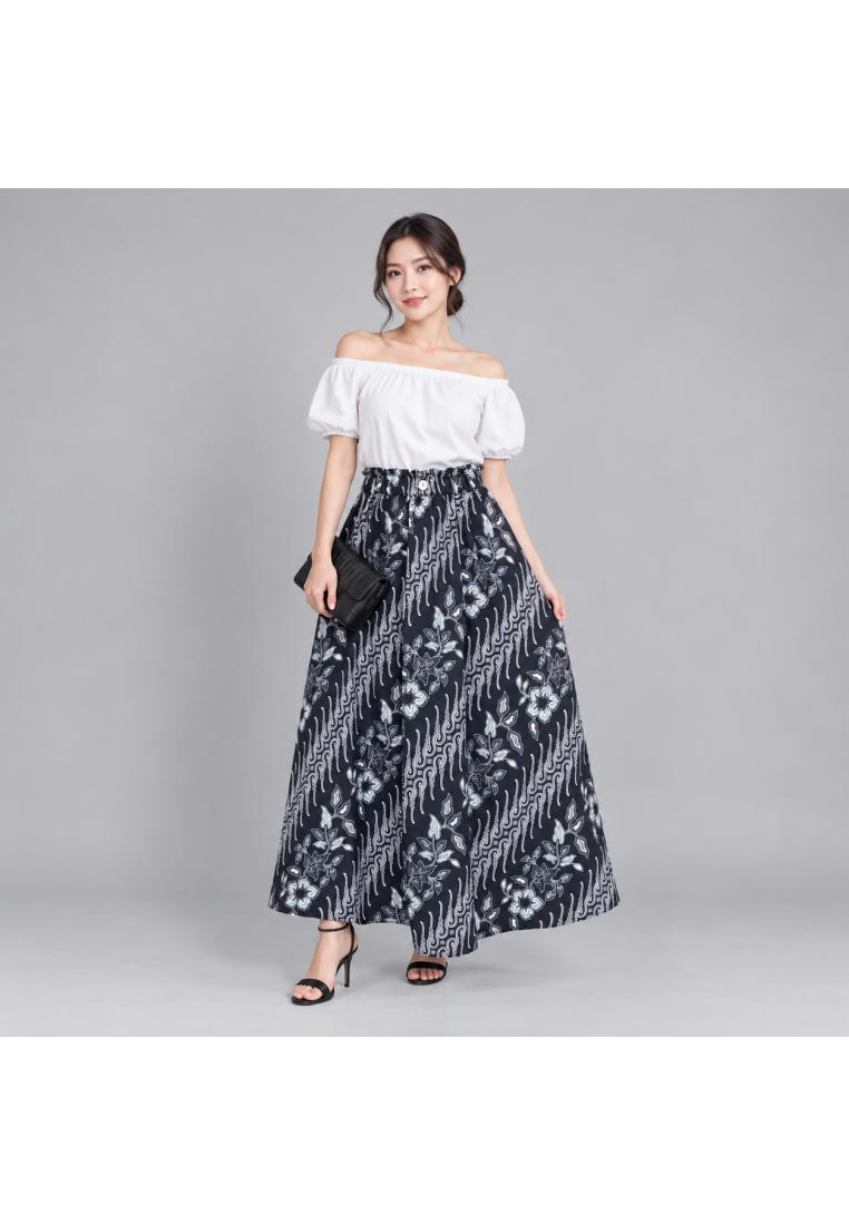 LEZAHRASIGNATURE Rok Panjang Wanita - Calista Batik Etnik Skirt