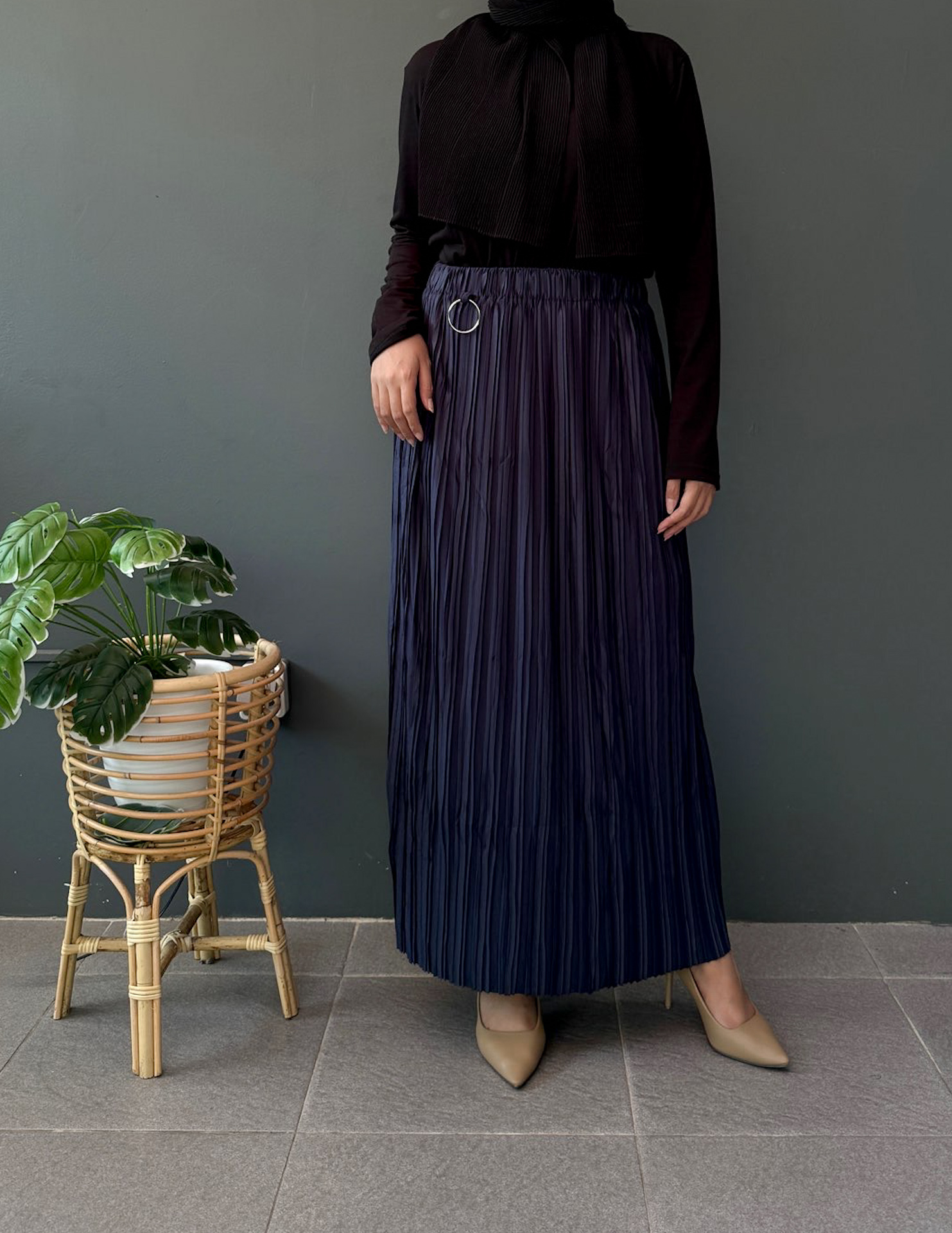 LEZAHRASIGNATURE Bella Pleats Skirt - Rok Span Plisket