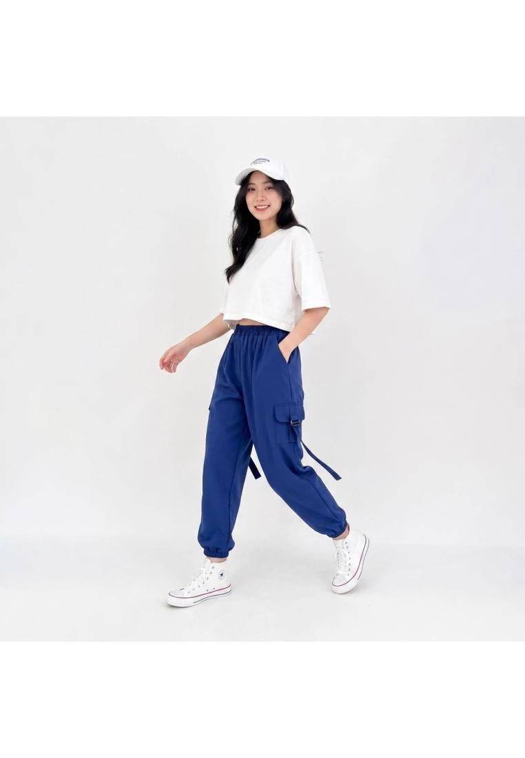 LEZAHRASIGNATURE Celana Panjang Wanita - Jogger Relaxed Scuba Pants