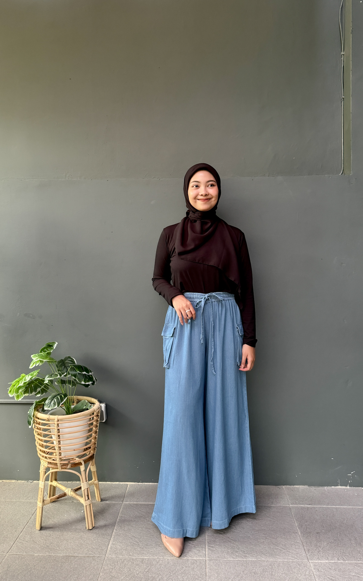LEZAHRASIGNATURE Cargo Tencel Culotte