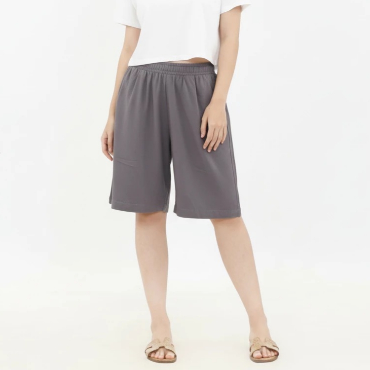 LEZAHRASIGNATURE Celana Pendek Katun Wanita SHORT MIDI PANTS DAILY
