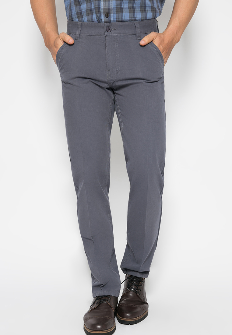 LGS - Celana Chinos Panjang Pria Warna Abu-Abu CCT.501.030.004.C