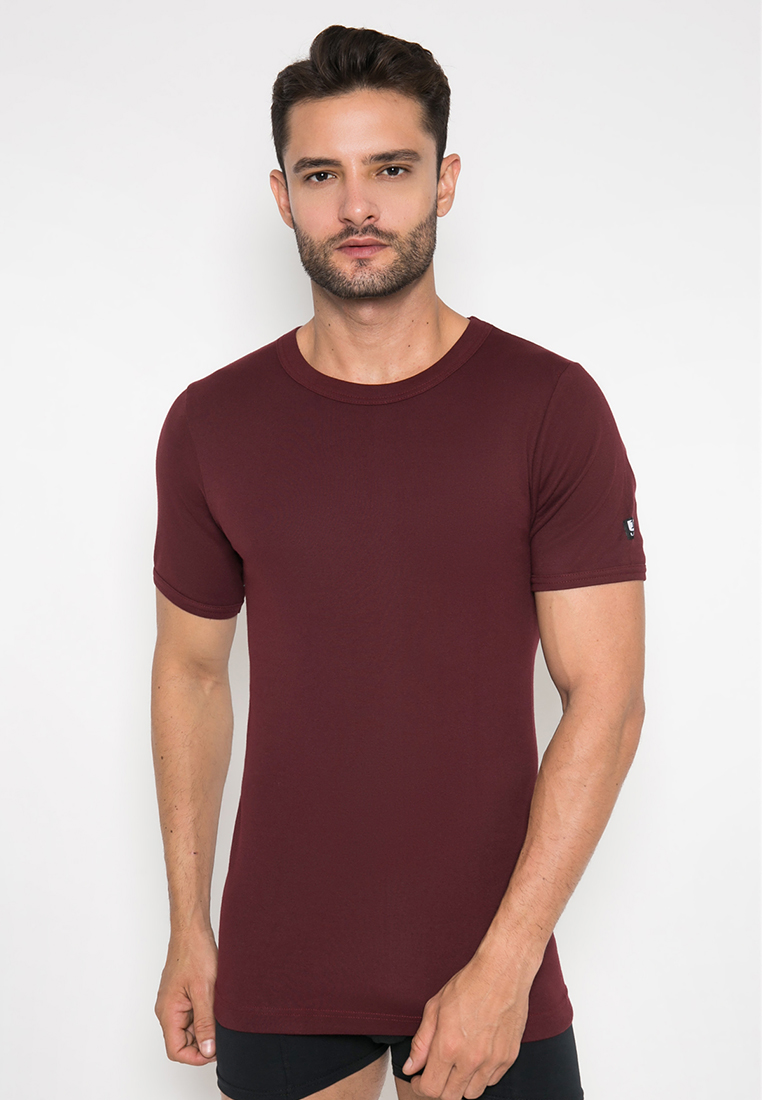 LGS - T-SHIRT Oblong - Merah - RoundNeck - LETS.003.333.MR.7C
