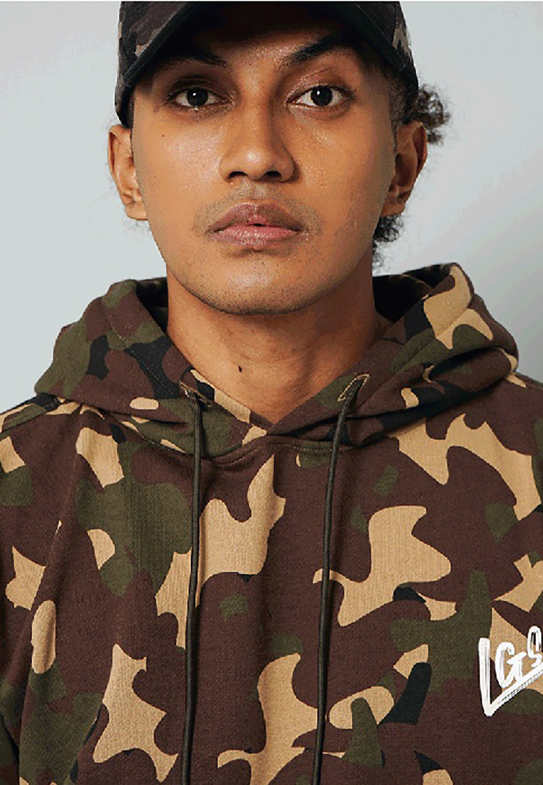 LGS Street - Army Brown - Hoodie - Camo - Hype - Streetwear - SH.20.R011.030