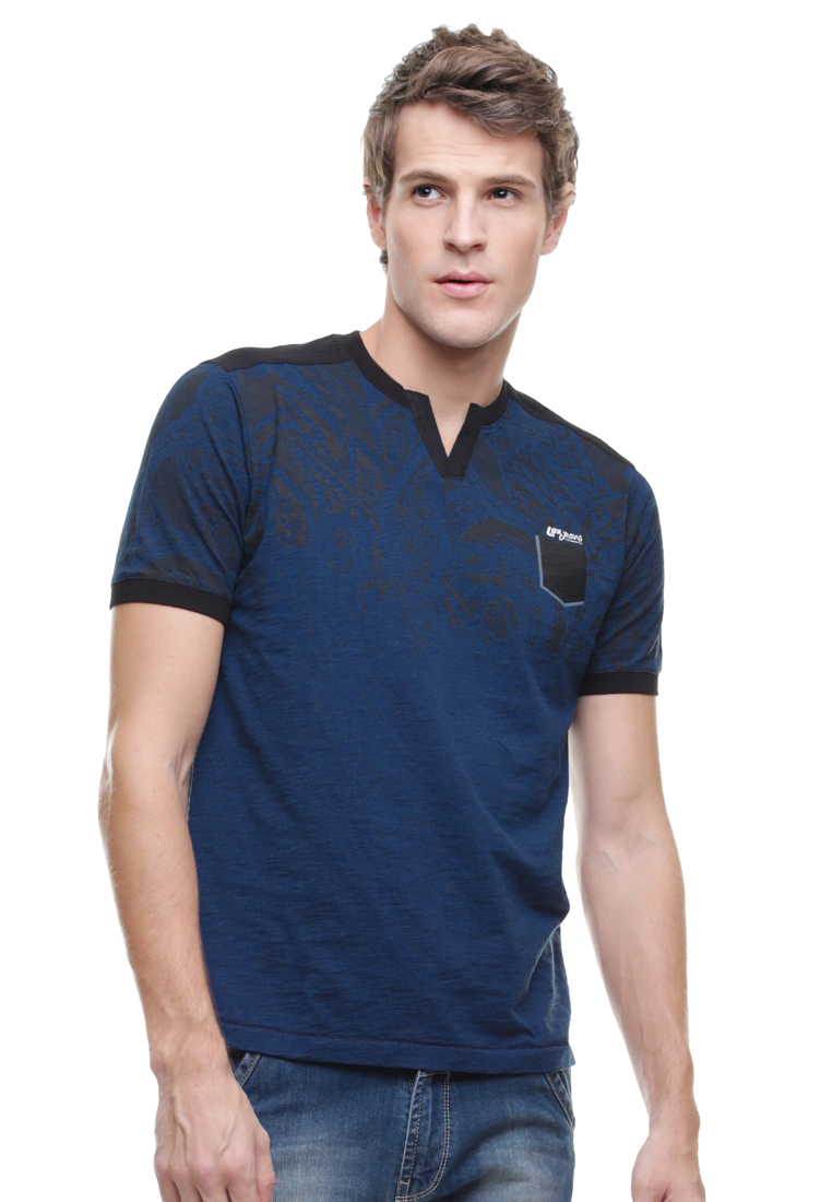 LGS - Regular Fit - Kaos Casual - Blue Navy - JTS.321.M2166F.01.C