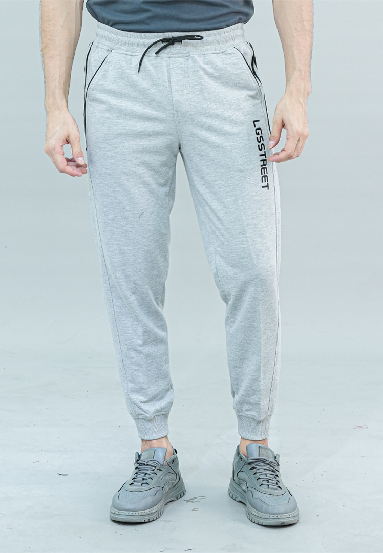 LGS Street - Celana Panjang Joger - Stripe Line - Jogger - Streetwear - Putih - Unisex - SJ.10.H006.