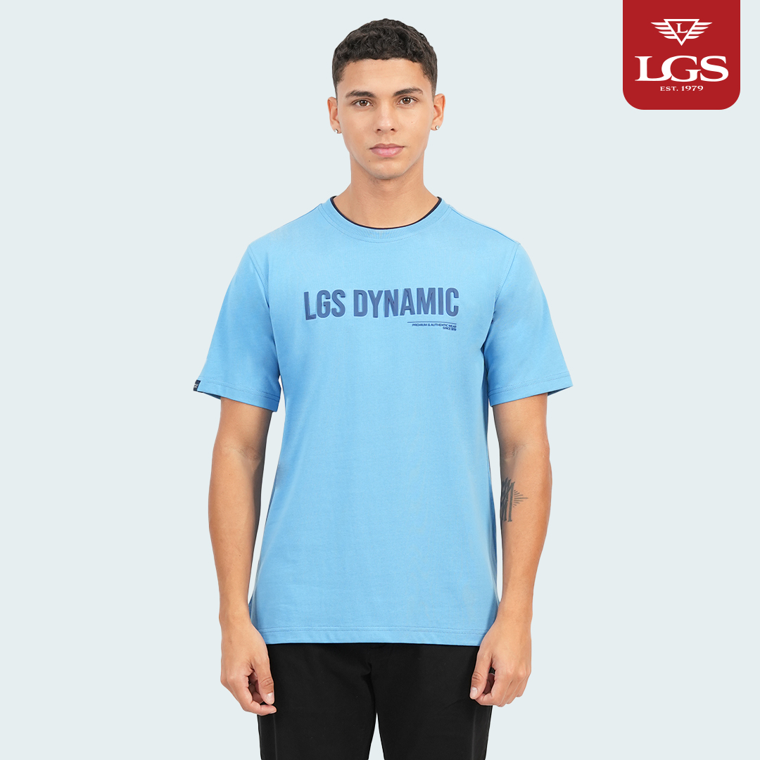 LGS - Fuxo Collection - Kaos Pria - T-Shirt Cowok - Gambar Sablon - Multi Warna - Slim Fit - JTS.322