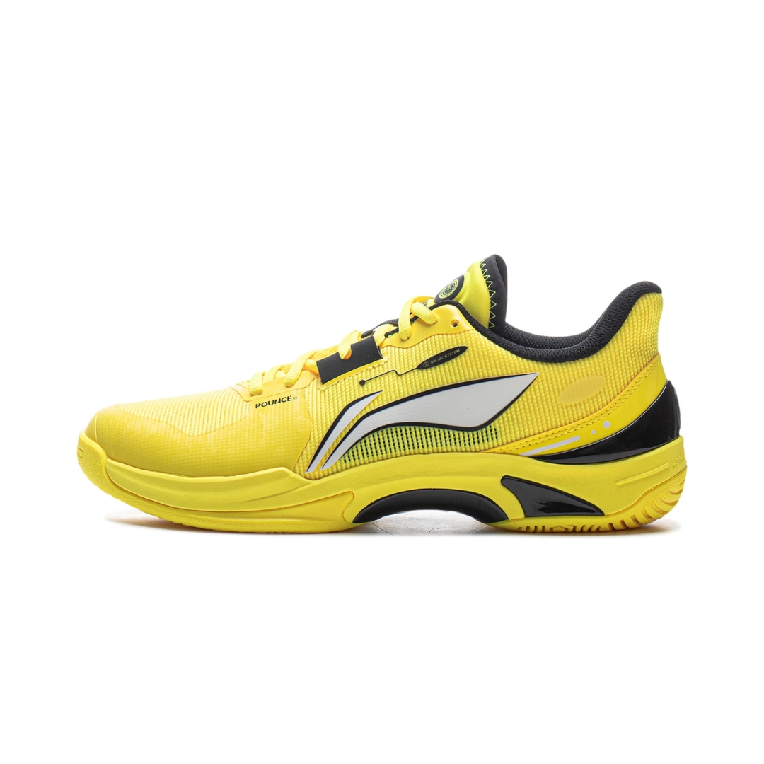 LI-NING New Lining Badminton Shoes Hunting II AYTV013 (Sepatu Badminton) Neon Industry Yellow