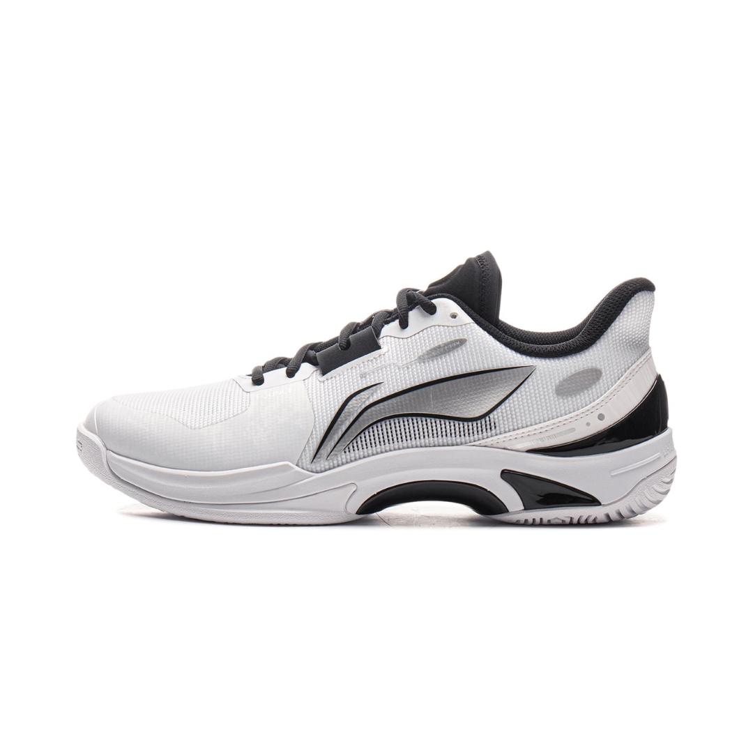 LI-NING New Lining Badminton Shoes Hunting II AYTV013 (Sepatu Badminton) Stand Wht/Black