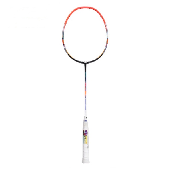 Li-Ning Badminton Racket Windstorm 72 Black/Orange/White - AYPR038-4 Free 2 Zipper+ String