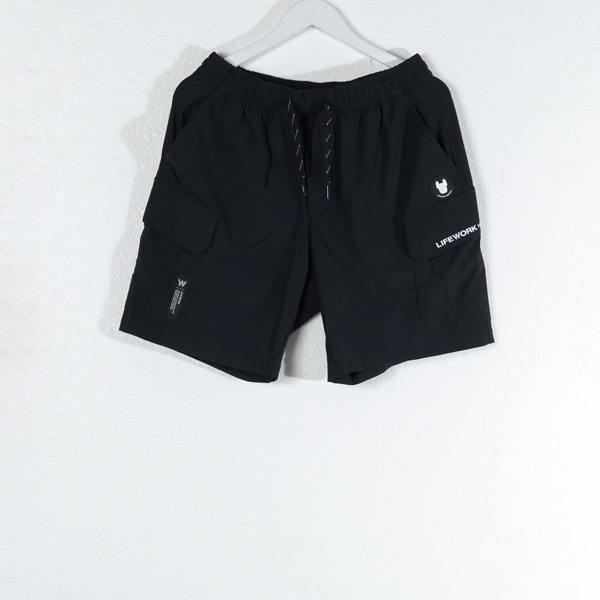 LIFEWORK Celana LIFE WORK RADOG PATCH WHITE BLACK CARGO PANTS 100% ORIGINAL
