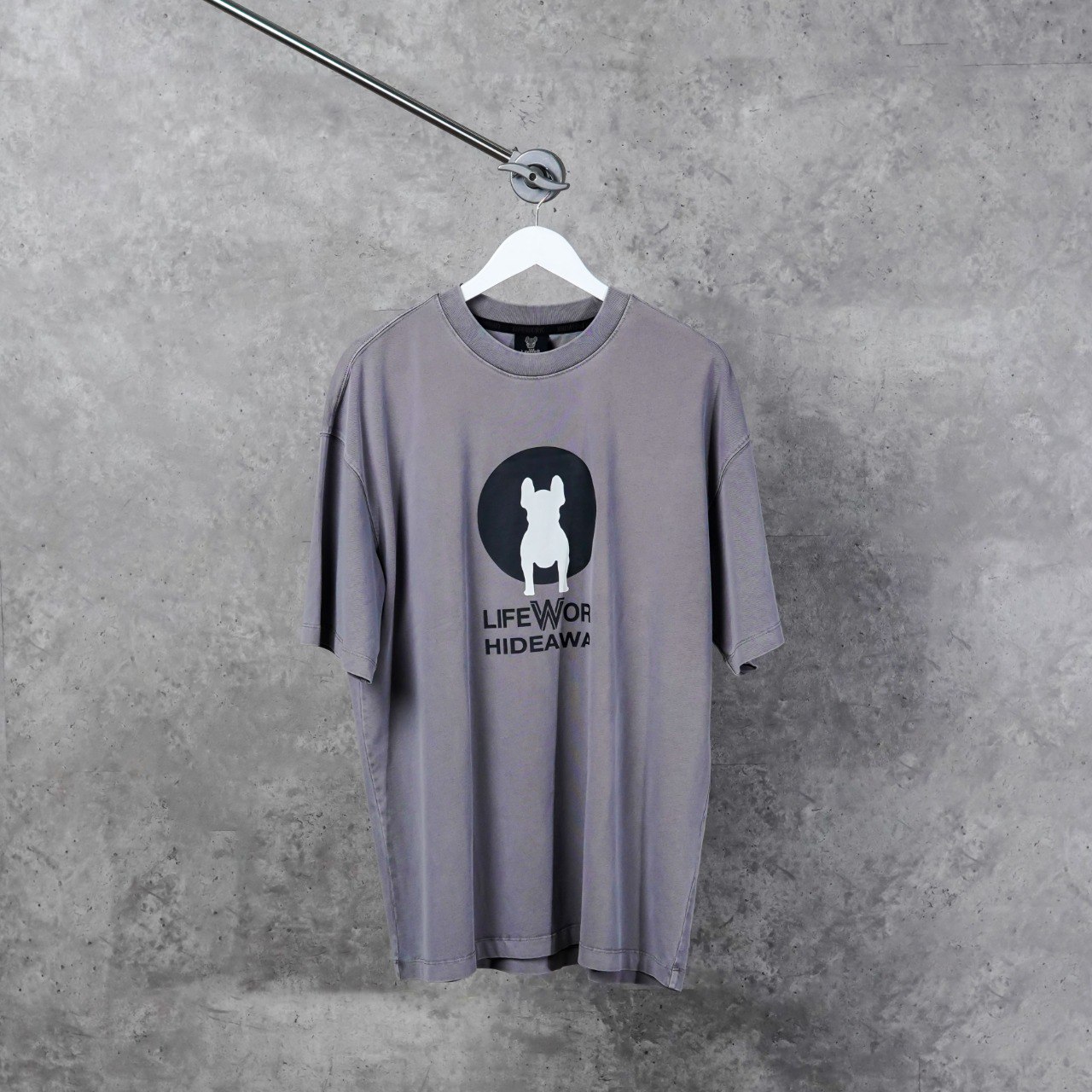 LIFEWORK Kaos LIFE WORK HIDEAWAY CIRCLE WHITE GREY 100% ORIGINAL