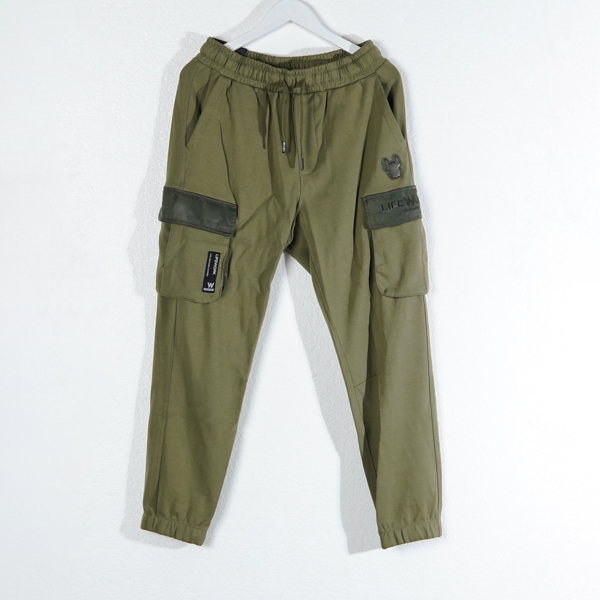 LIFEWORK Celana LIFE WORK WOVEN RADOG SIDE OLIVE CARGO JOGGER PANTS 100% ORIGINAL