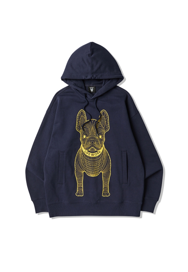 LIFEWORK Big Radog Hoodie Navy