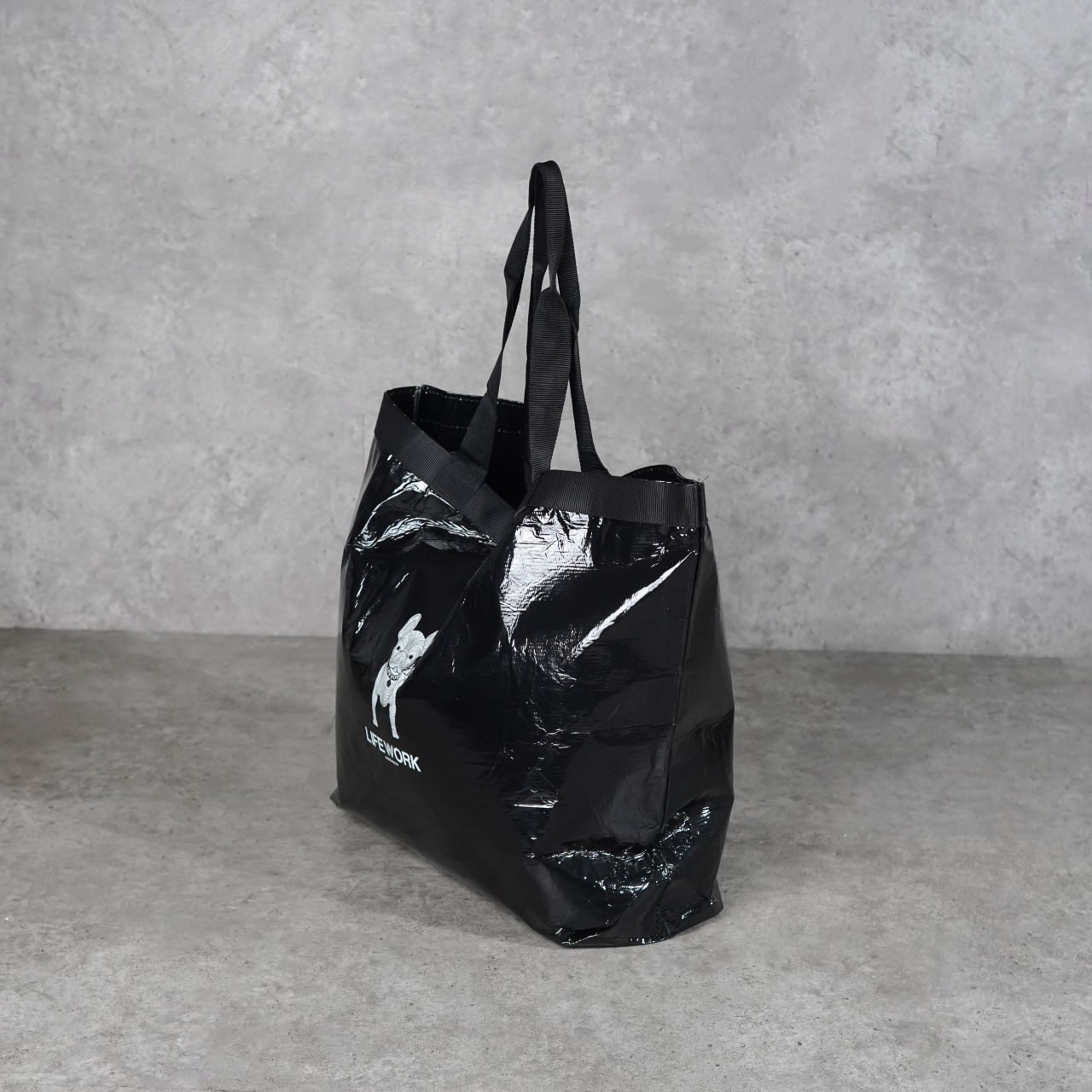 LIFEWORK Tas LIFE WORK RADOG WHITE BLACK TOTE BAG 100% ORIGINAL