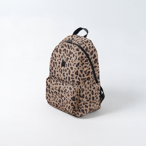 LIFEWORK Tas LIFE WORK RADOG PATCH SQUARE OUTLINE LEOPARD BROWN BEIGE BACKPACK 100% ORIGINAL