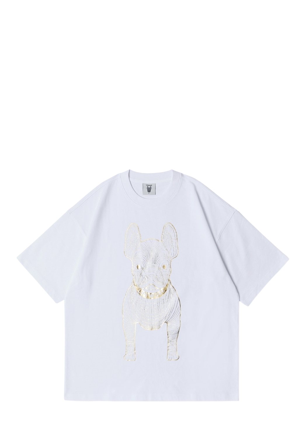 LIFEWORK Gold Big Radog Short Sleeve Tshirt - White