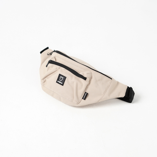 LIFEWORK Tas LIFE WORK RADOG PATCH SQUARE CREAM WAIST BAG 100%O ORIGINAL