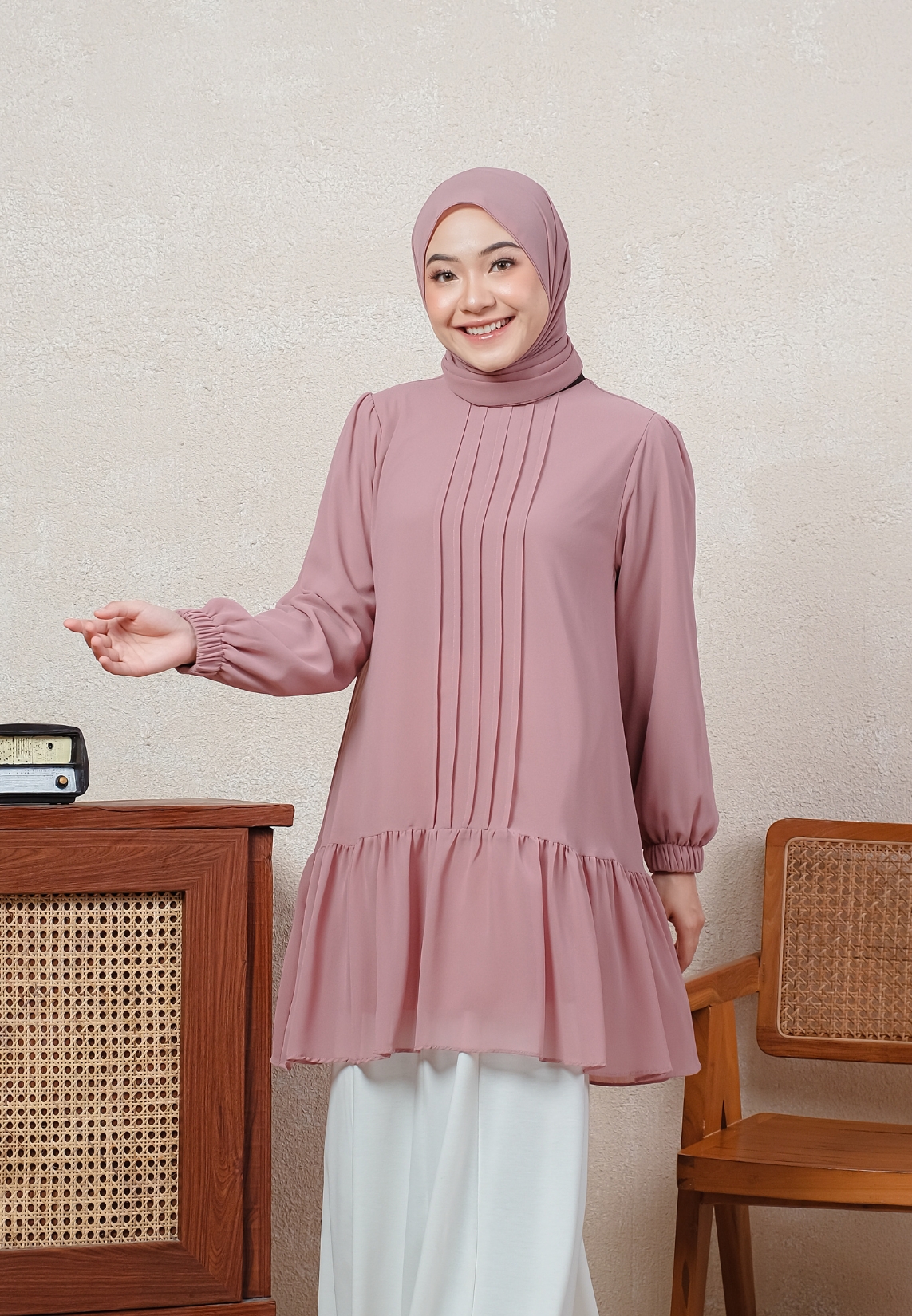 LISH Nicole Blouse - Mauve