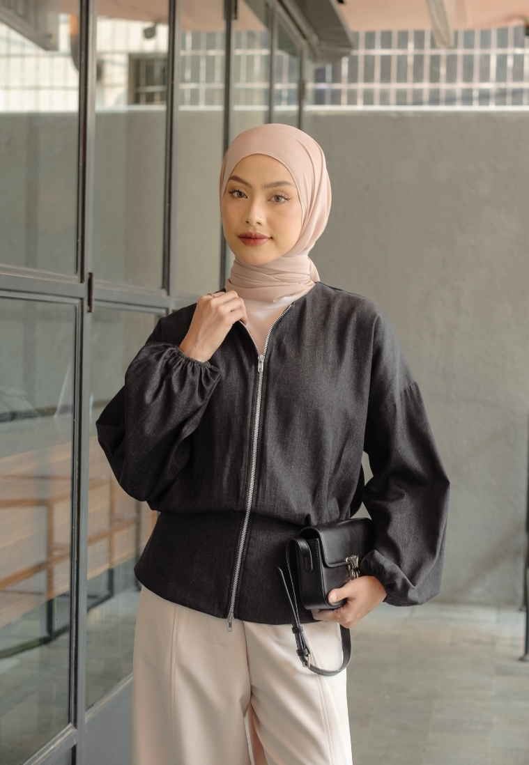 LISH Livy Jacket - Black Denim