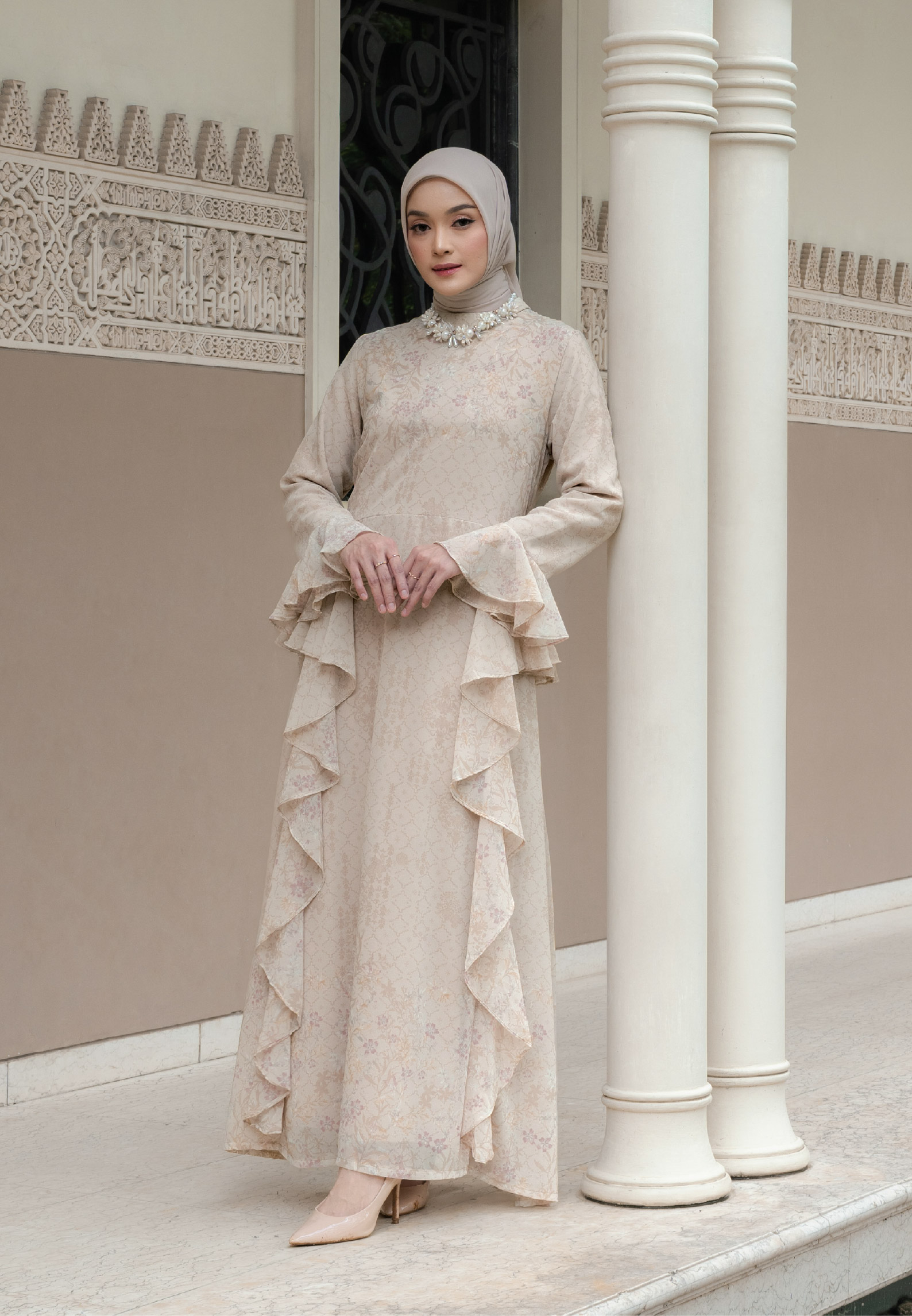 LISH Alesha Dress - Taupe