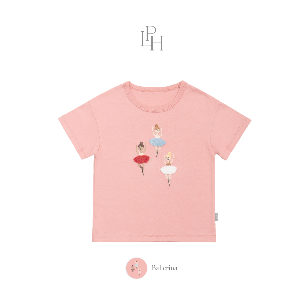 Little Palmerhaus - Kendall Oversized Tee 2.0 (Kaos Anak Oversized) Pink Pony