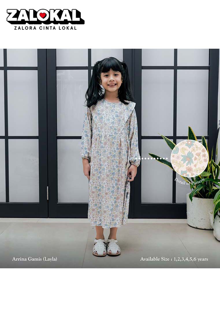 Little Palmerhaus - Arrina Gamis (Baju Gamis anak perempuan) Layla