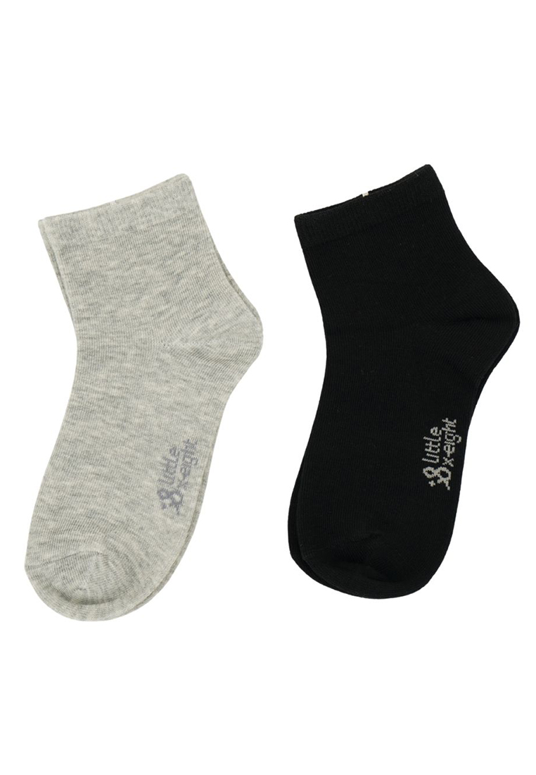 Little X eight Tuff Socks - Kaos Kaki Anak GREY