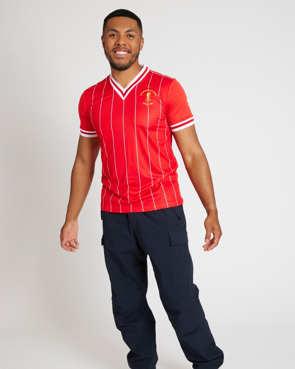 Liverpool FC 1984 Rome Home Shirt - Official LFC Jersey Original Pria