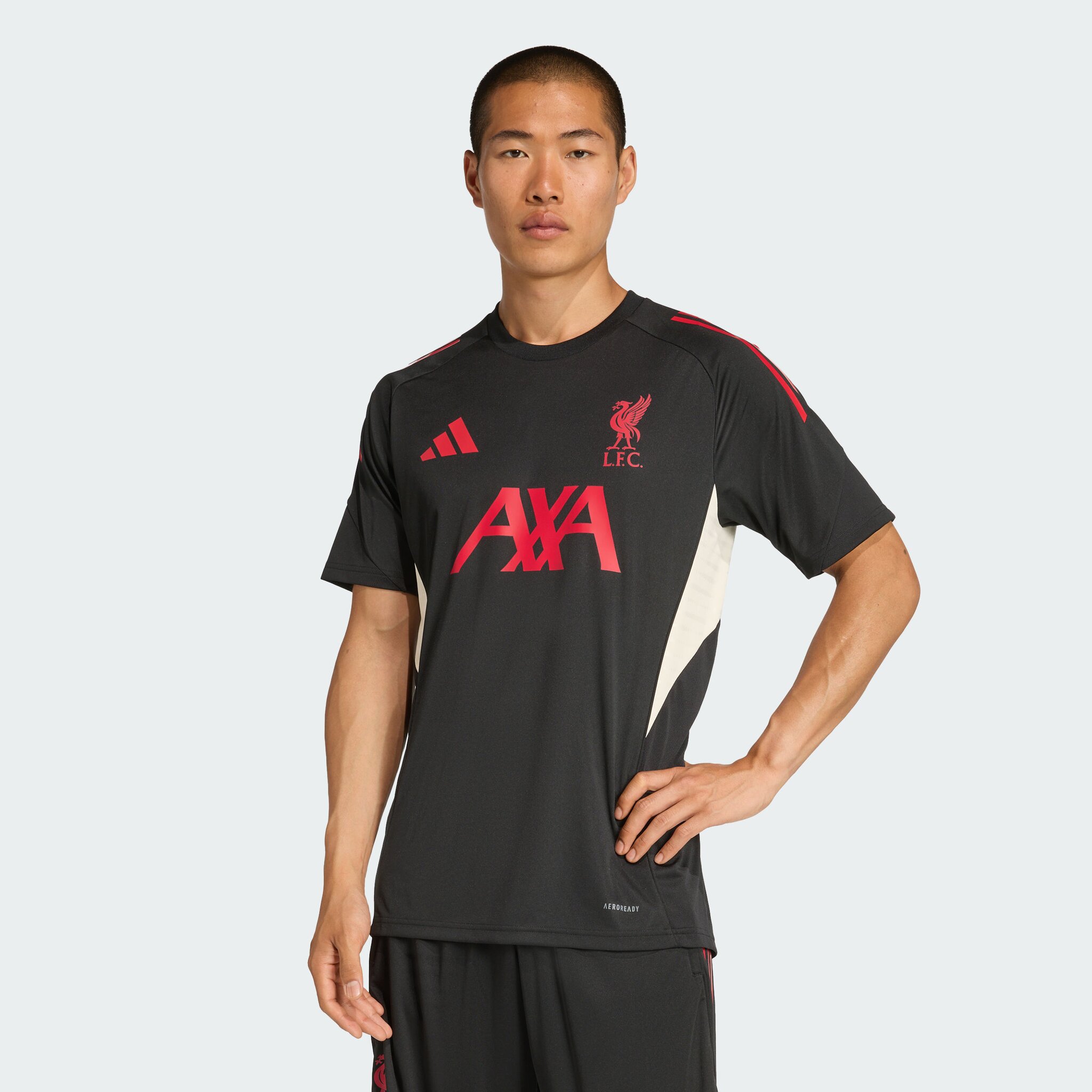 Liverpool FC adidas Tiro 25 Competition Training Jersey - LFC Jersey Original Pria (Black)