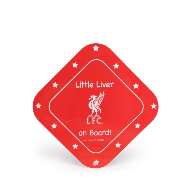 Liverpool FC Baby On Board Sign - Official LFC Accessories Board Sign