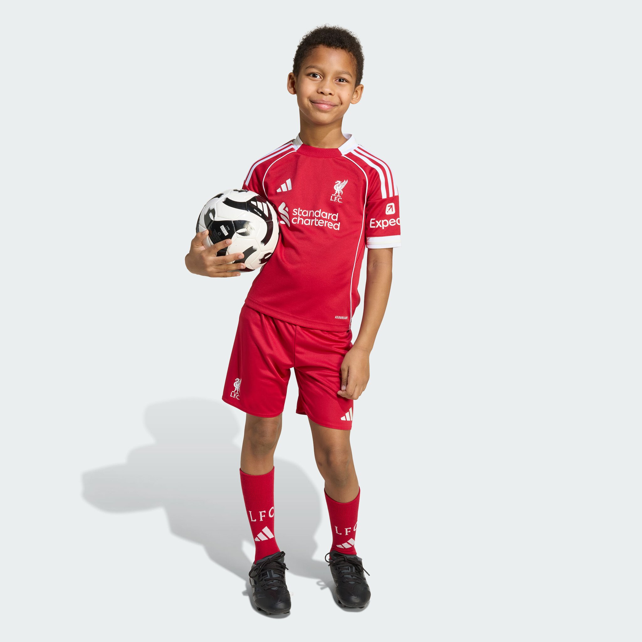 Liverpool FC [Home] Liverpool FC adidas 25/26 Mini Kit Kids - Official LFC One Set Original Anak