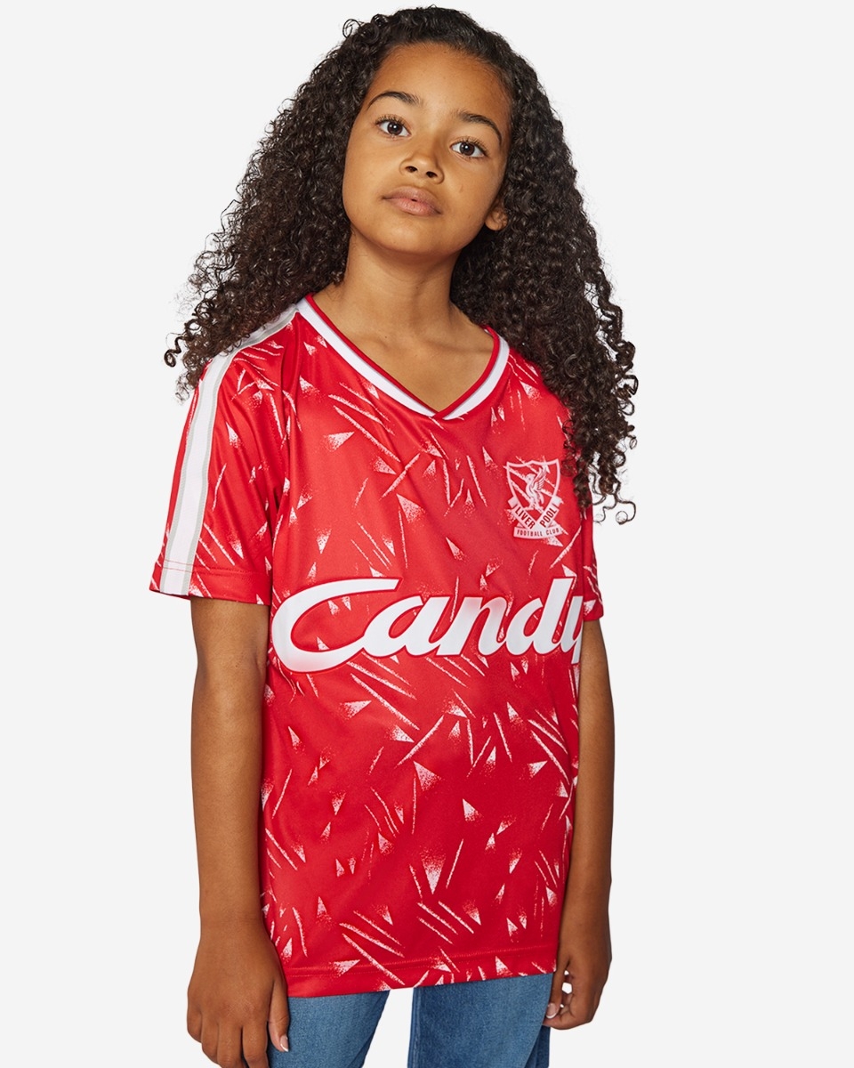 Liverpool FC 1989 - 1991 Home Shirt Jnr Kids - Official LFC Jersey Original Anak
