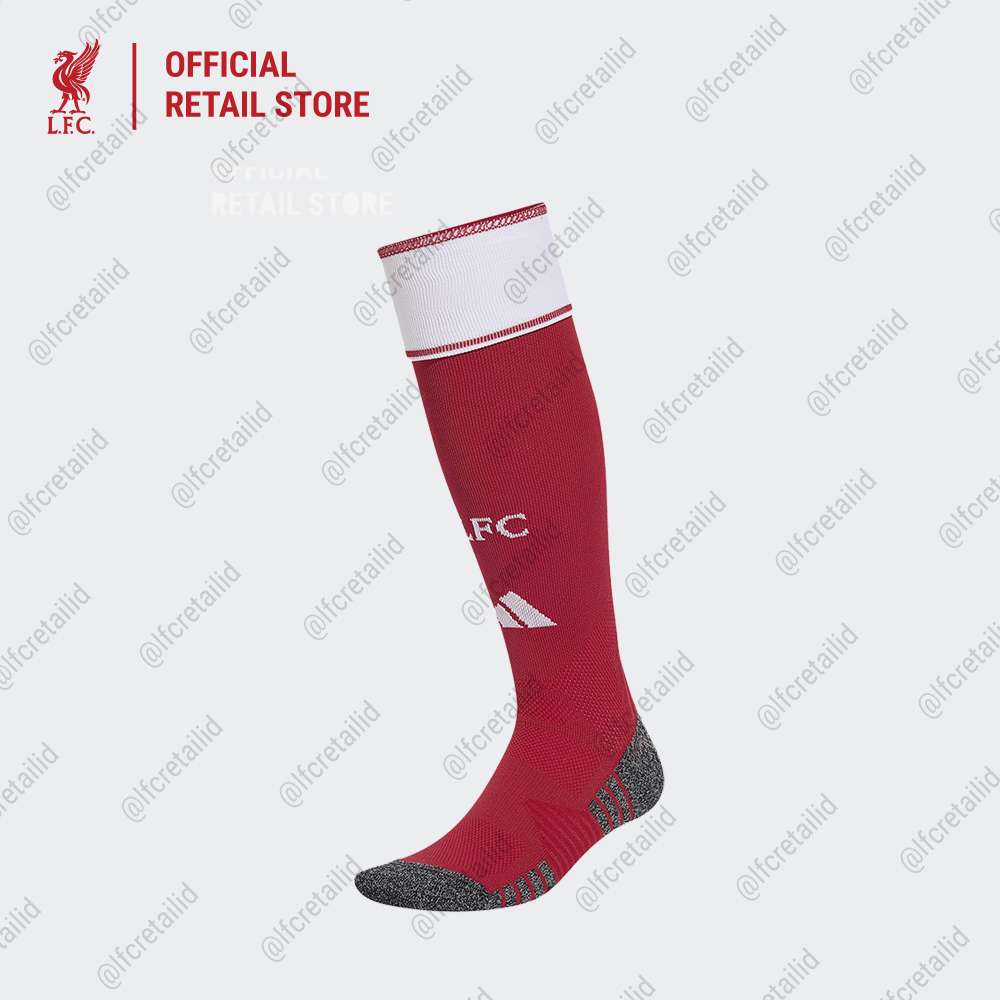 Liverpool FC adidas  26/27 Home Socks - Official LFC Accessories Kaos Kaki  KC1031