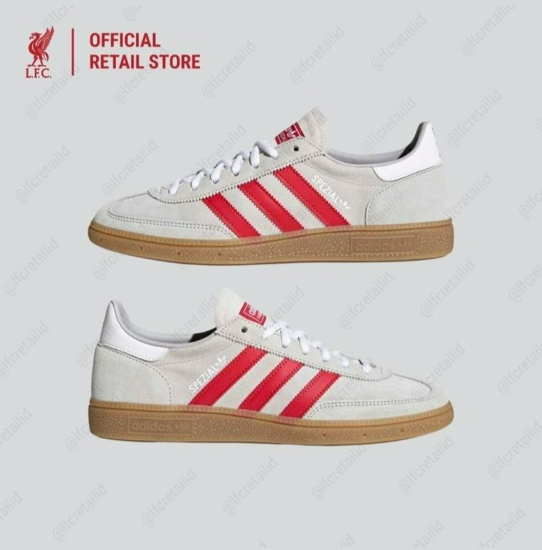 Liverpool FC adidas Handball Spezial Shoes - Official LFC Sepatu Original Pria KK3017