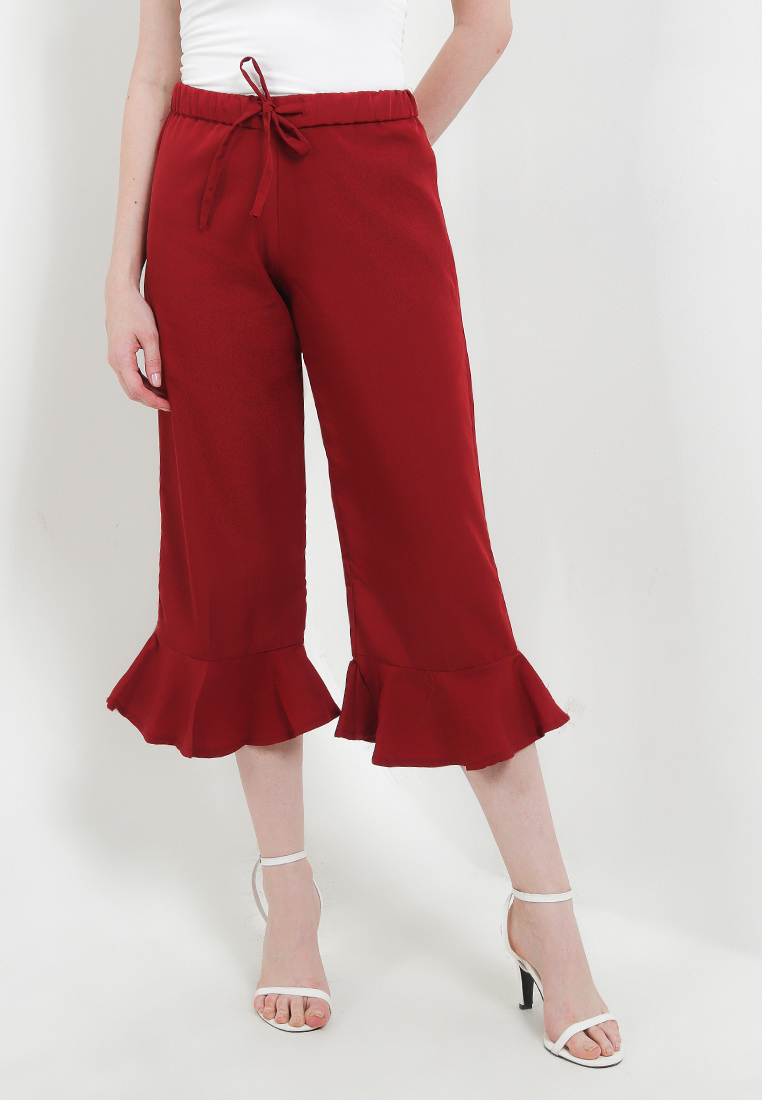 LLACES Ruffle Pants