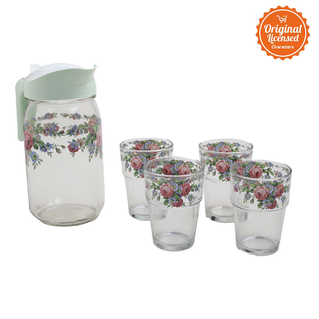 Locally Blend Brighton Stackable Drink Set Sweet Rose 5Pcs