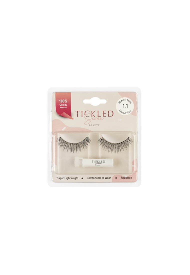 Locally Blend Bulu Mata Tickled Seven - Individual Pack Eyelashes Elated Flair 1.1