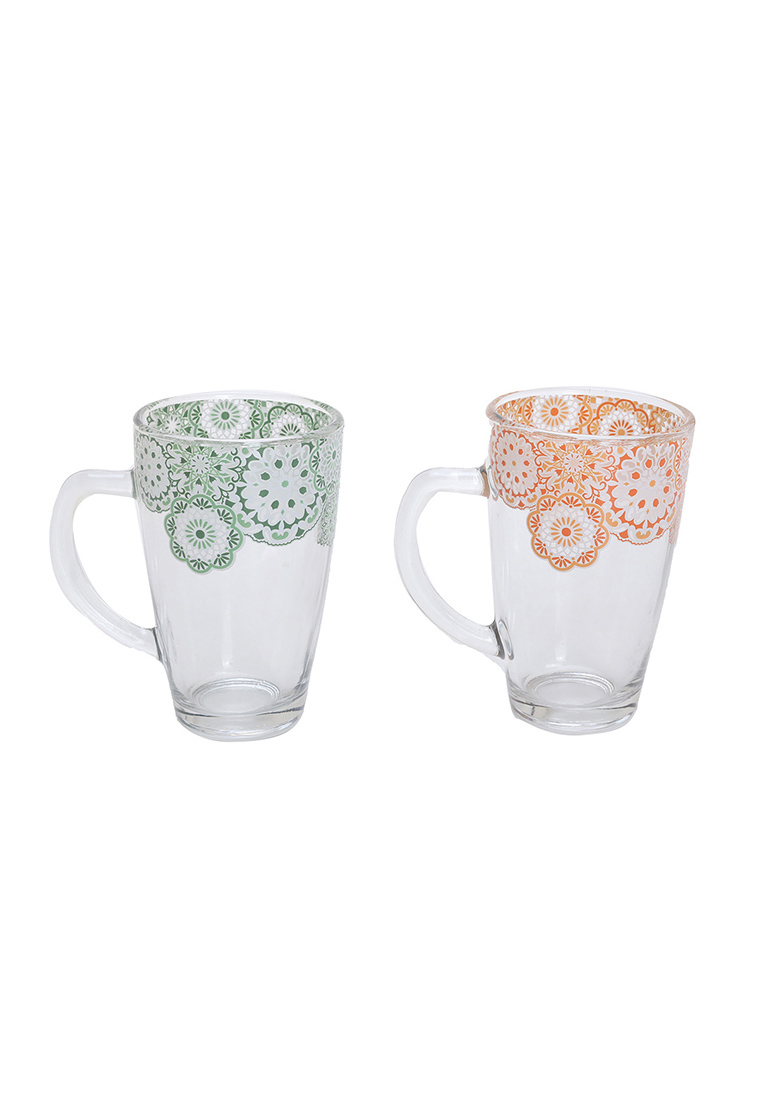 Locally Blend Gelas Brighton Glass Mug Set isi 2 pcs