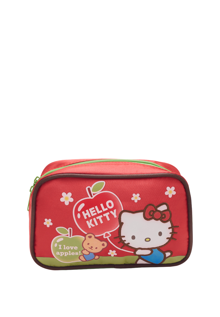 Locally Blend Pencil Case Hello Kitty I Love Apple Red