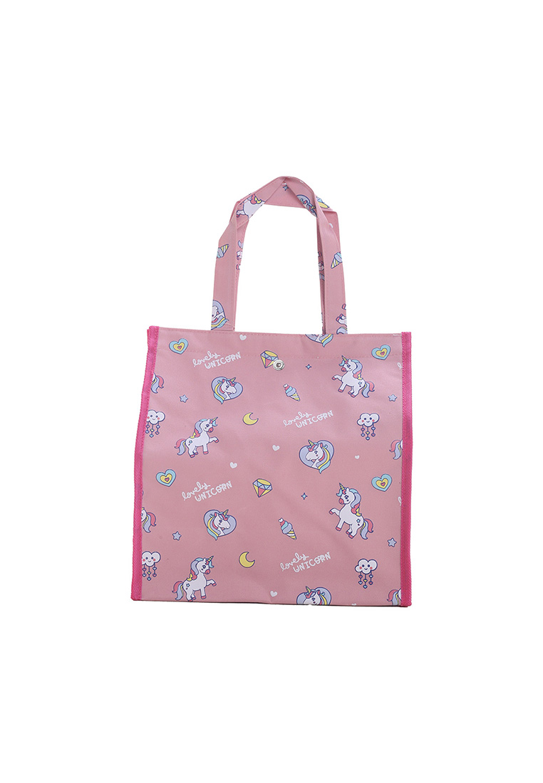 Locally Blend Tas Tempat Makanan Thermal Lovely Unicorn Pink 26x27 cm