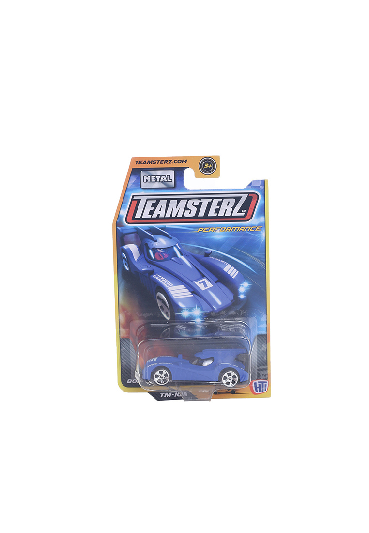 Locally Blend Mainan Anak Mobil Teamsterz Diecast Type S Mobil Balap Biru TM-10A