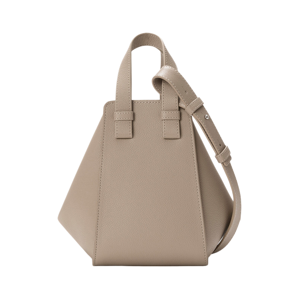 LOEWE Hammock Compact Bag in Soft Grained Calfskin Clay