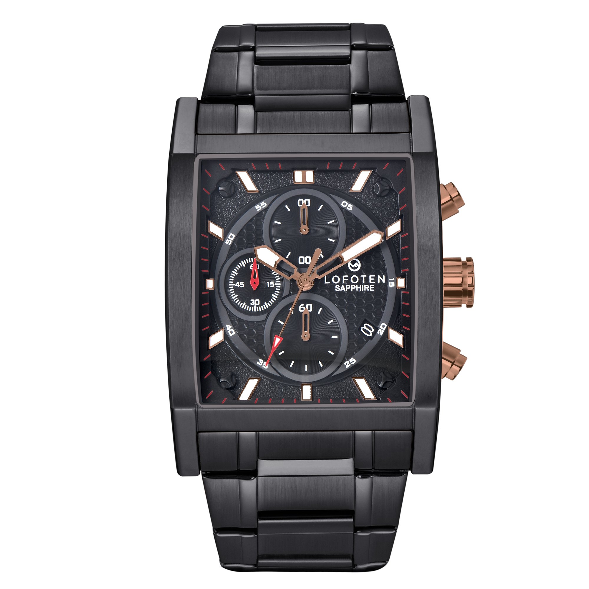 Lofoten Jam Tangan Lofoten 6523MC Analog Chronograph Rantai